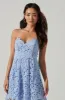 Anaya Strapless Lace Midi Dress sold by Astr