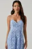 Anaya Strapless Lace Midi Dress sold by Astr