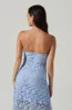 Anaya Strapless Lace Midi Dress sold by Astr