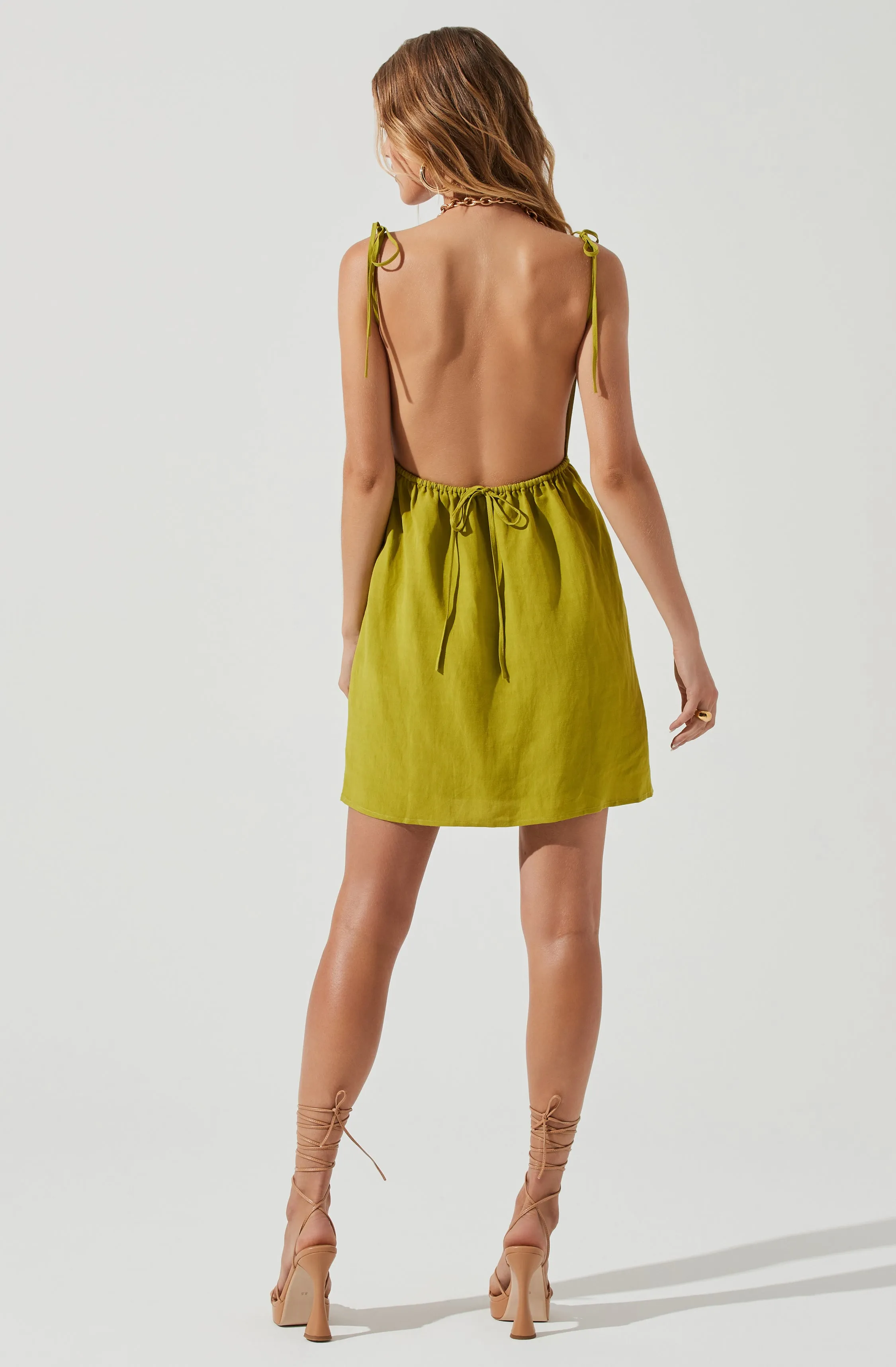 Atlantic Open Back Mini Dress sold by Astr product image thumbnail 5