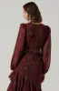 Biella Ruffle Floral Maxi Dress sold by Astr
