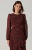 Biella Ruffle Floral Maxi Dress sold by Astr