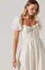 Lunaria Pleated Bustier Midi Dress sold by Astr