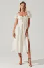 Lunaria Pleated Bustier Midi Dress sold by Astr