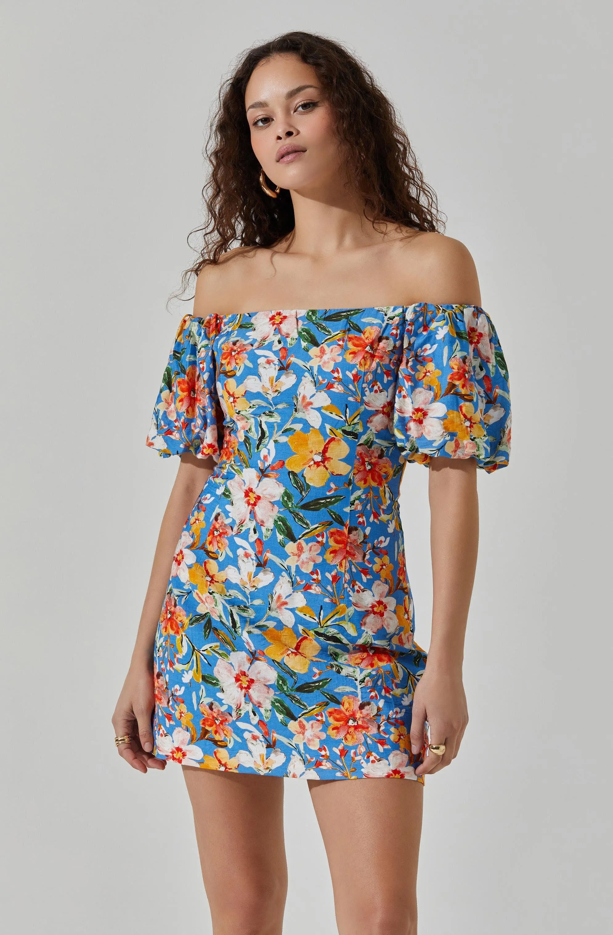 Off Shoulder Mini Dress sold by Astr product image thumbnail 2