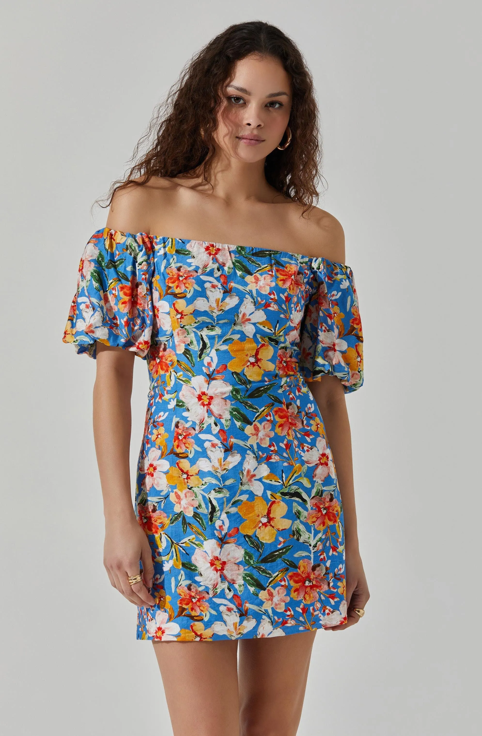 Off Shoulder Mini Dress sold by Astr product image thumbnail 3