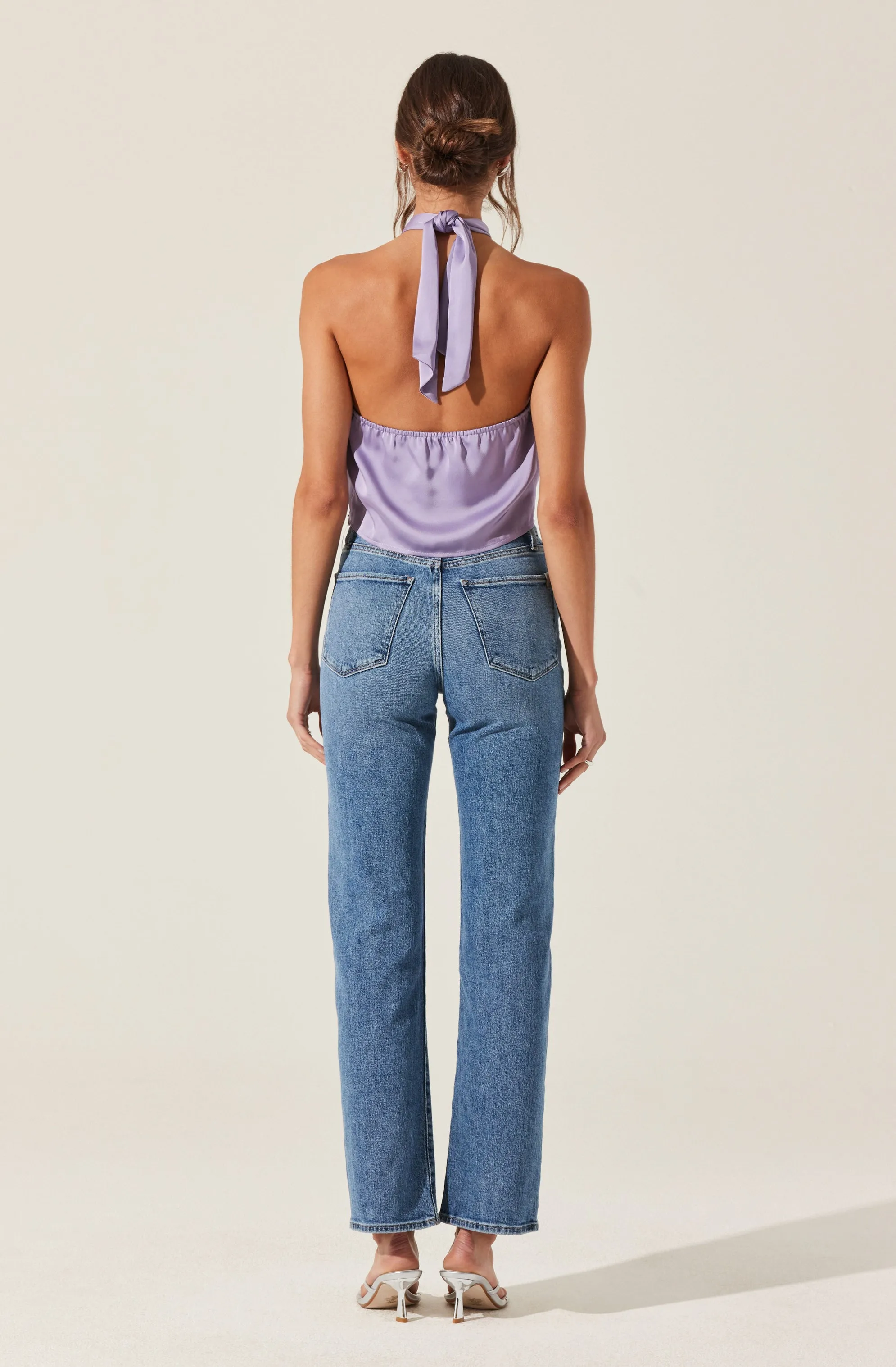 Draped Halter Neck Top sold by Astr product image thumbnail 5