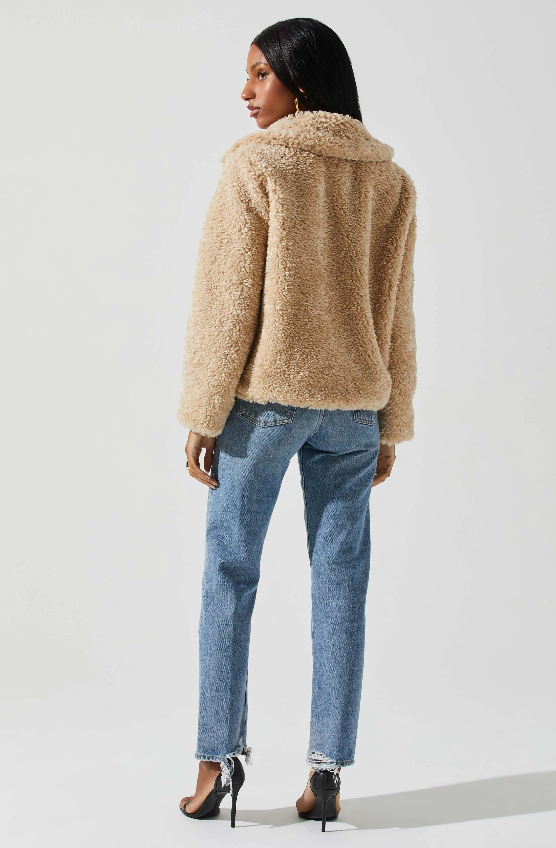 Miley Faux Sherpa Jacket sold by Astr product image thumbnail 5