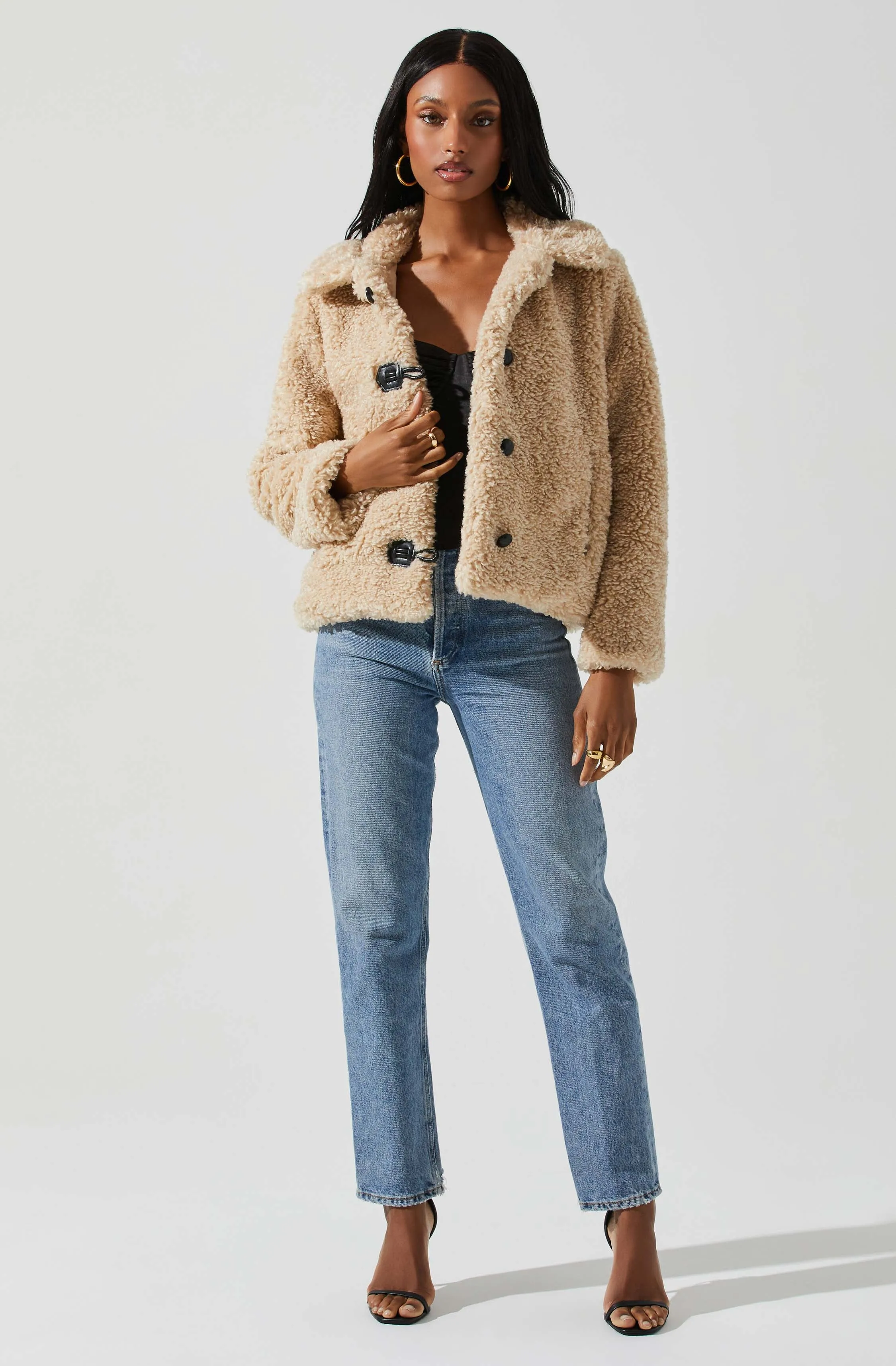 Miley Faux Sherpa Jacket sold by Astr product image thumbnail 2