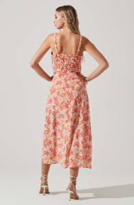 Elsie Floral Midi Dress sold by Astr