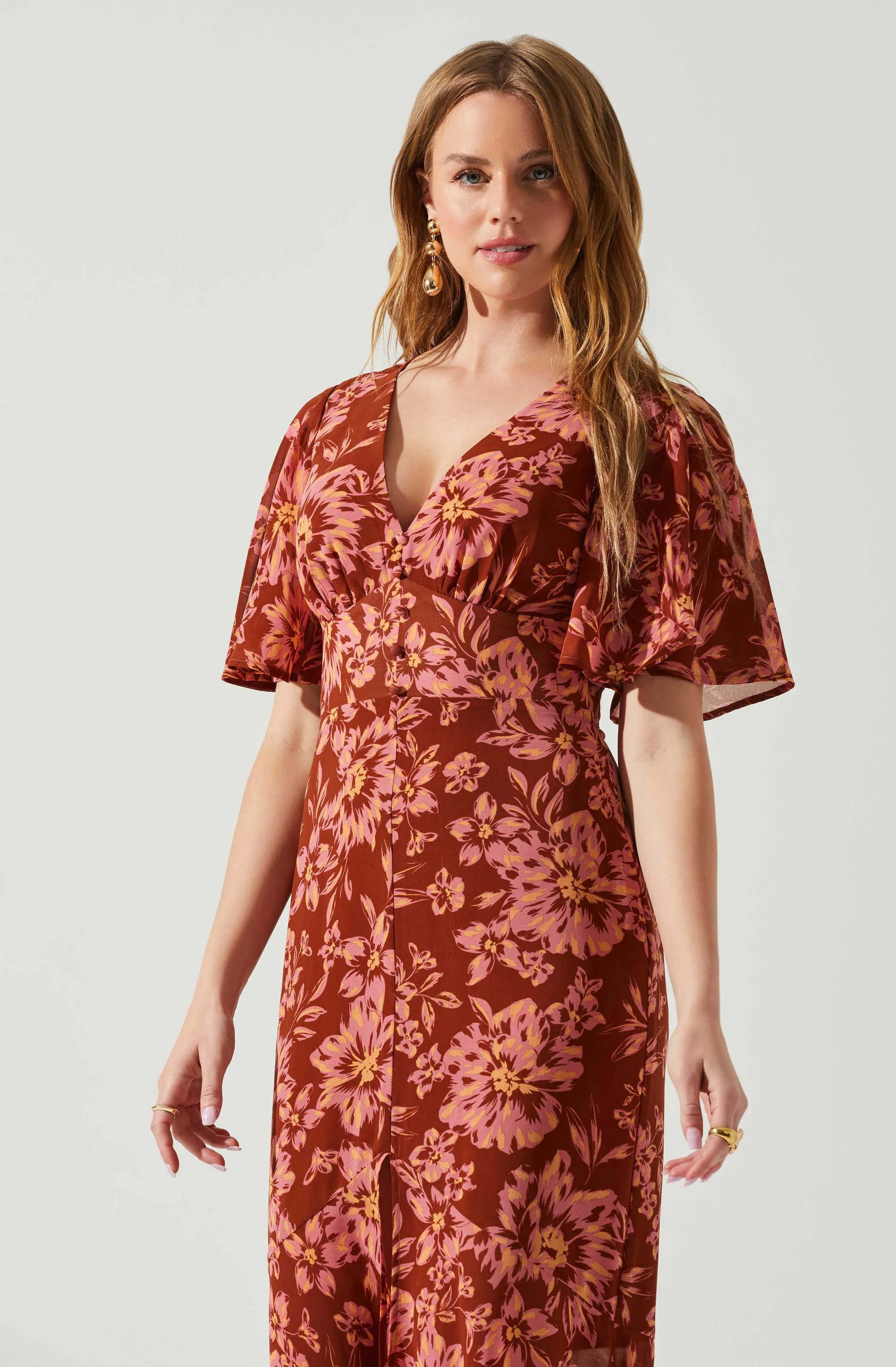 Kenzie Floral Maxi Dress sold by Astr product image thumbnail 4