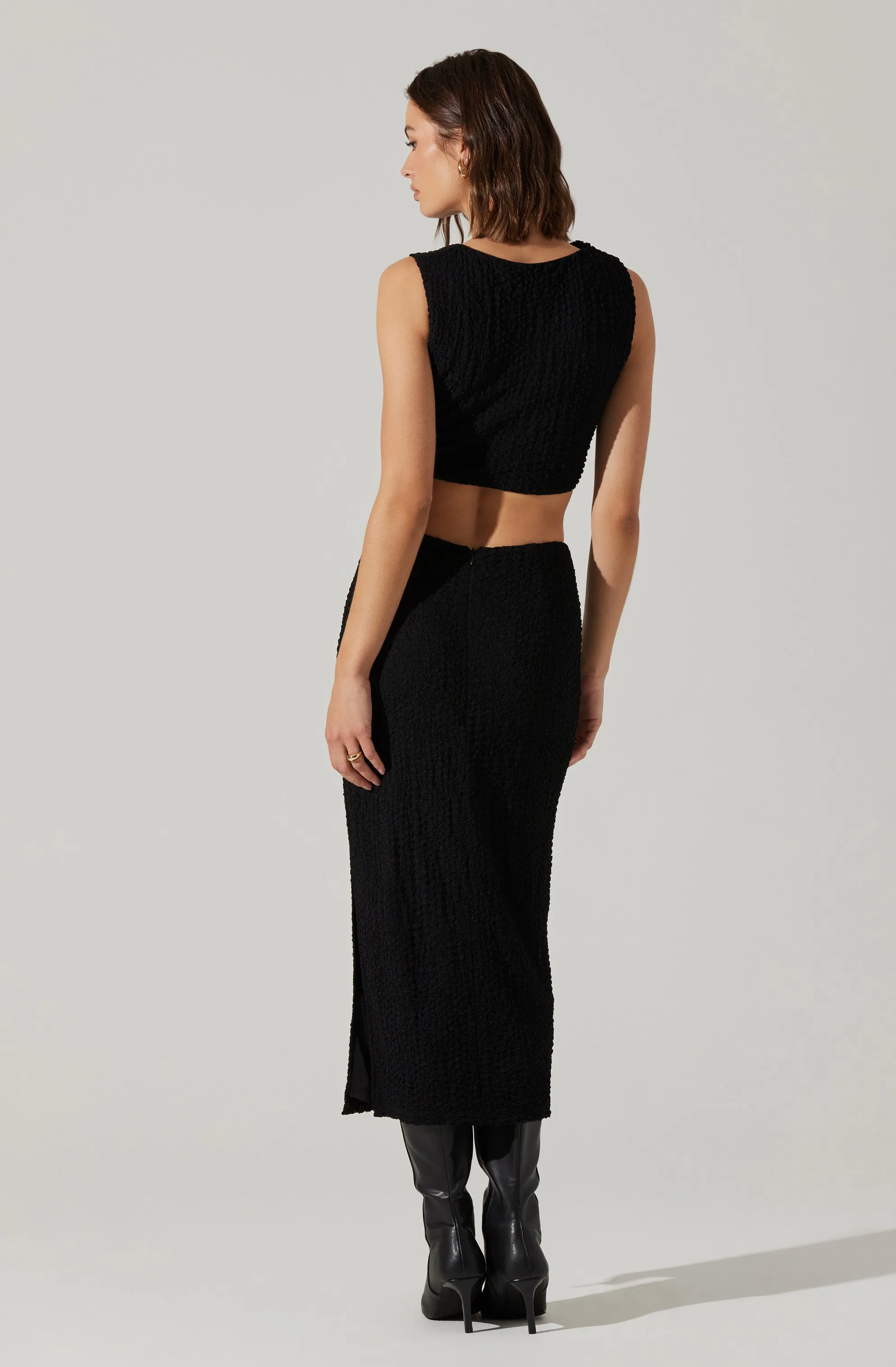 Keely Textured Sleeveless Crop Top sold by Astr product image thumbnail 4
