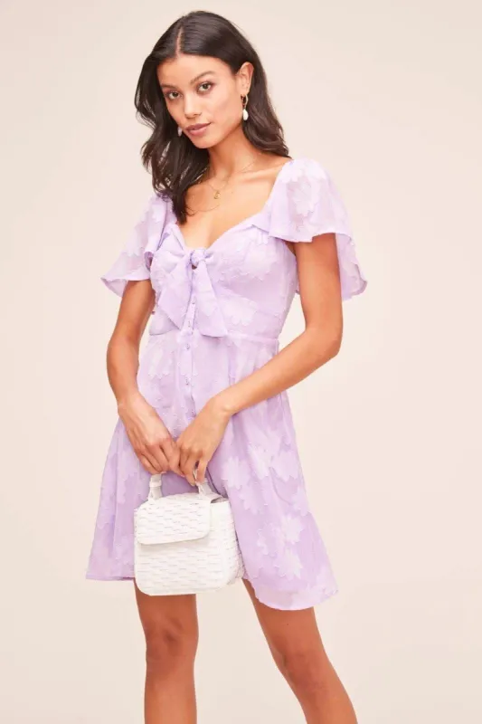 Rosalyn Floral Mini Dress sold by Astr