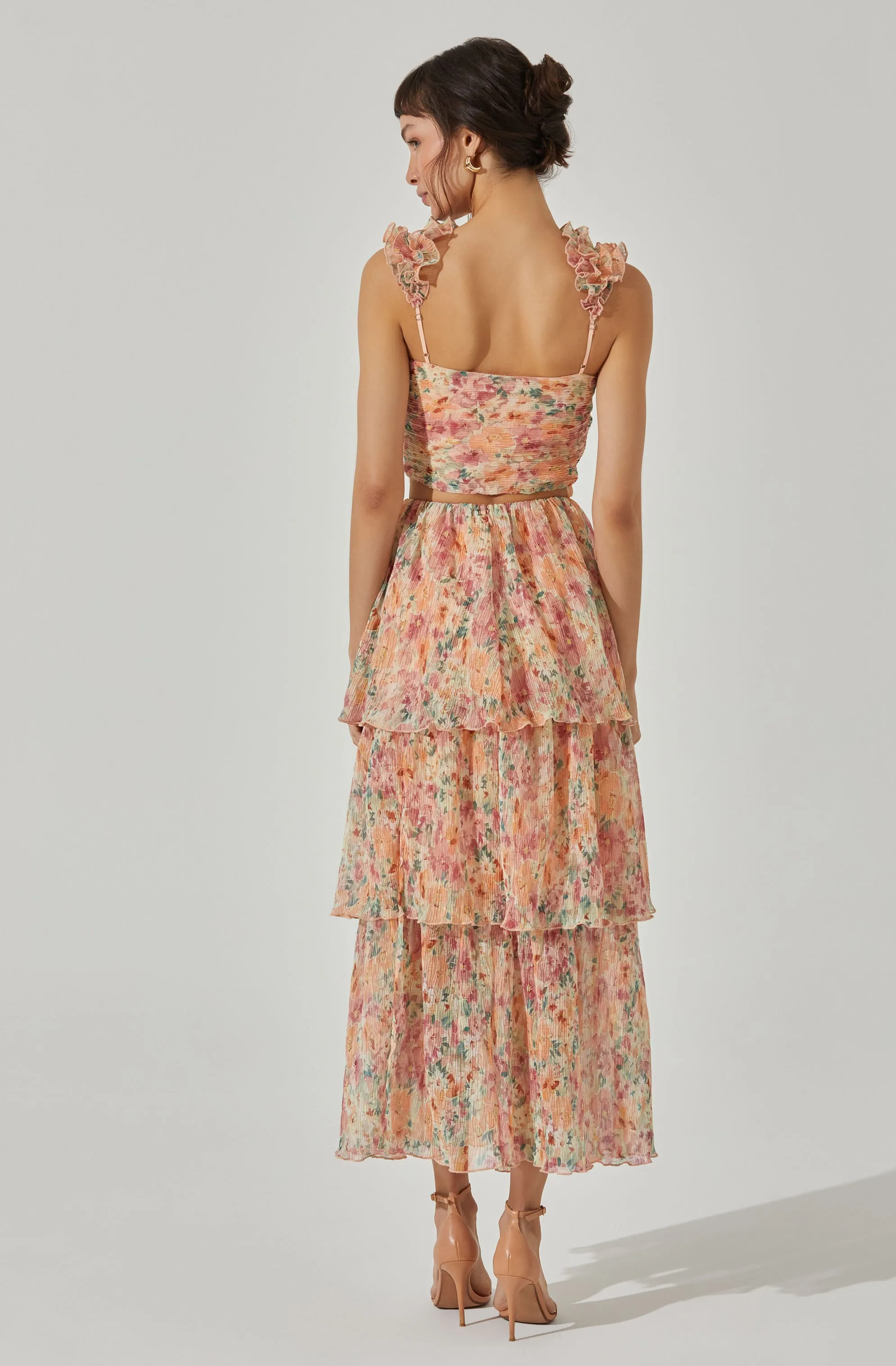 Plisse Cross Bust Top sold by Astr product image thumbnail 4