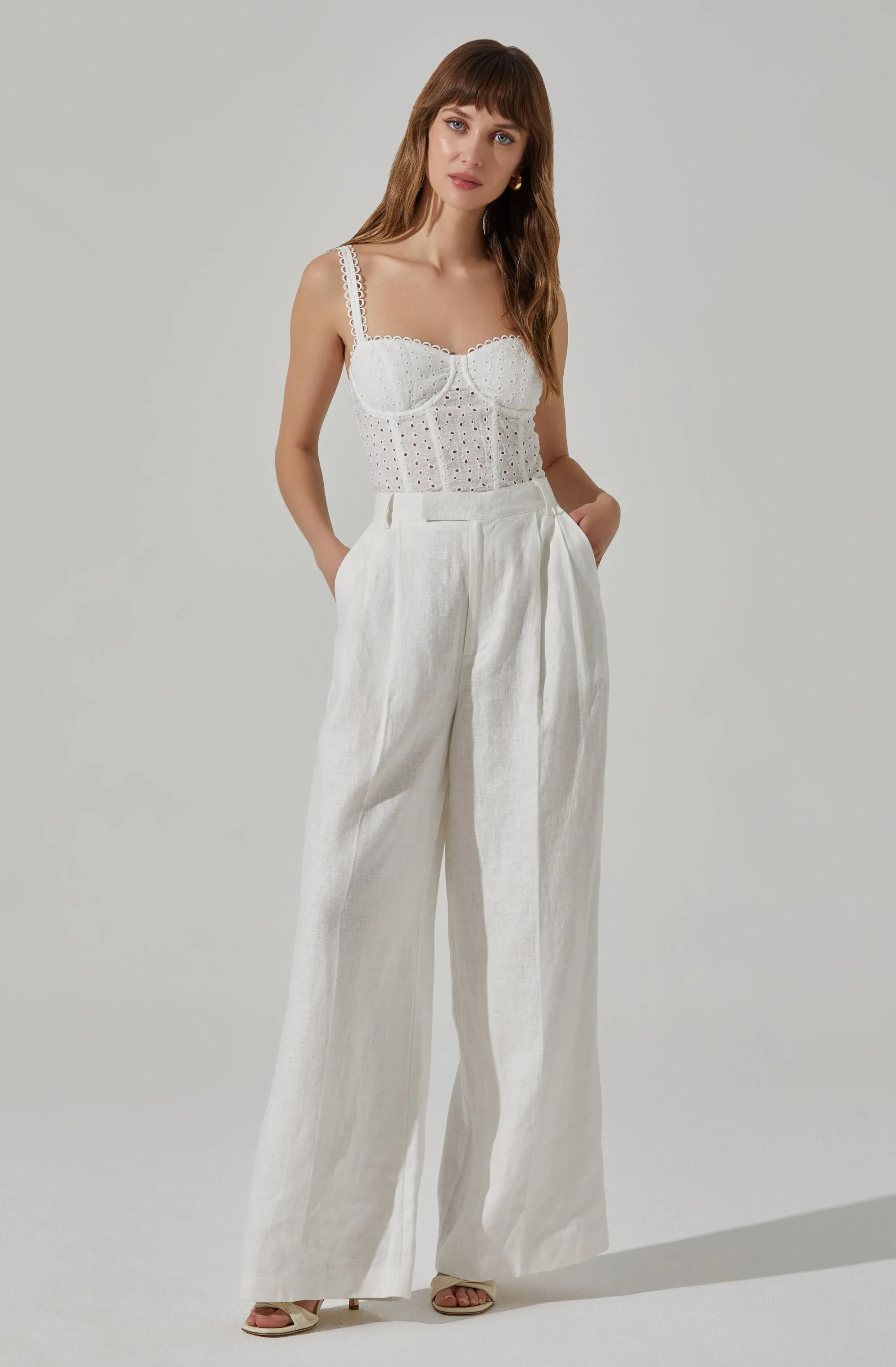 Eyelet Corset Top sold by Astr product image thumbnail 5