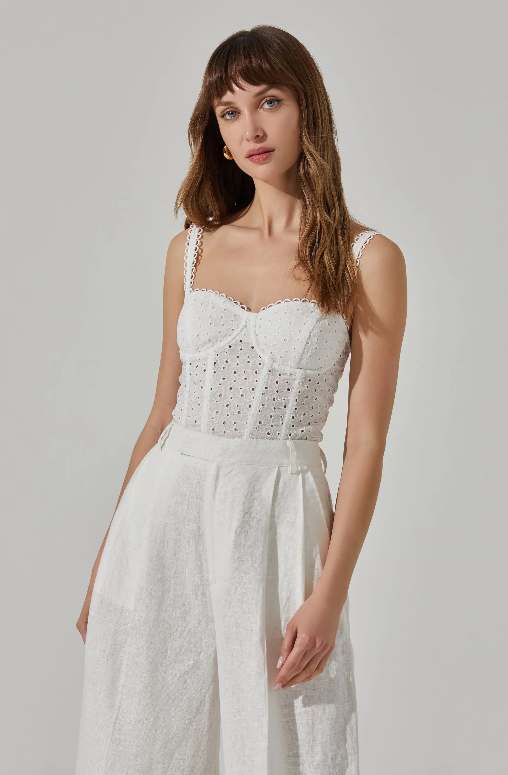 Eyelet Corset Top sold by Astr product image thumbnail 3