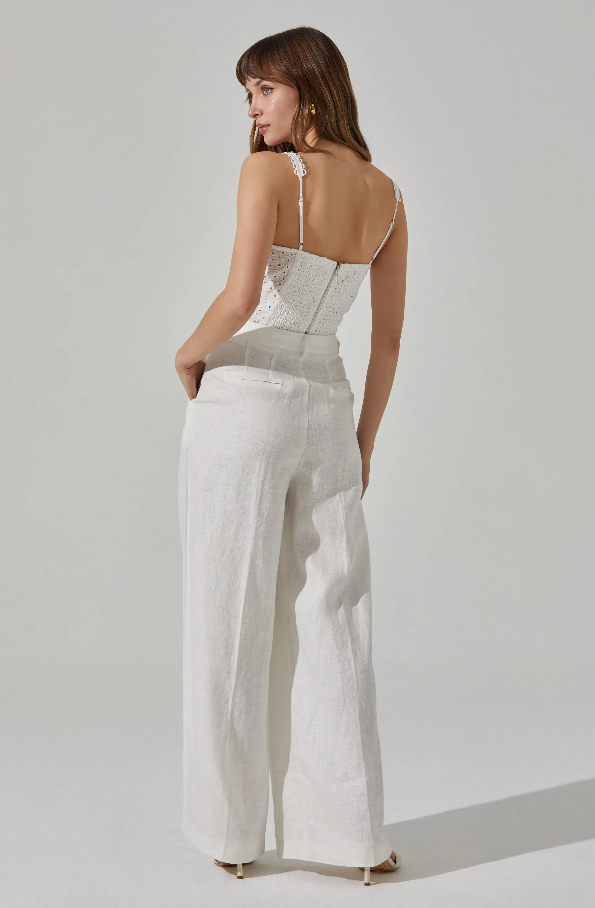 Eyelet Corset Top sold by Astr product image thumbnail 4