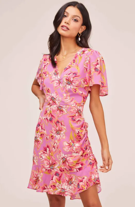 Elizabeth Floral Mini Dress sold by Astr