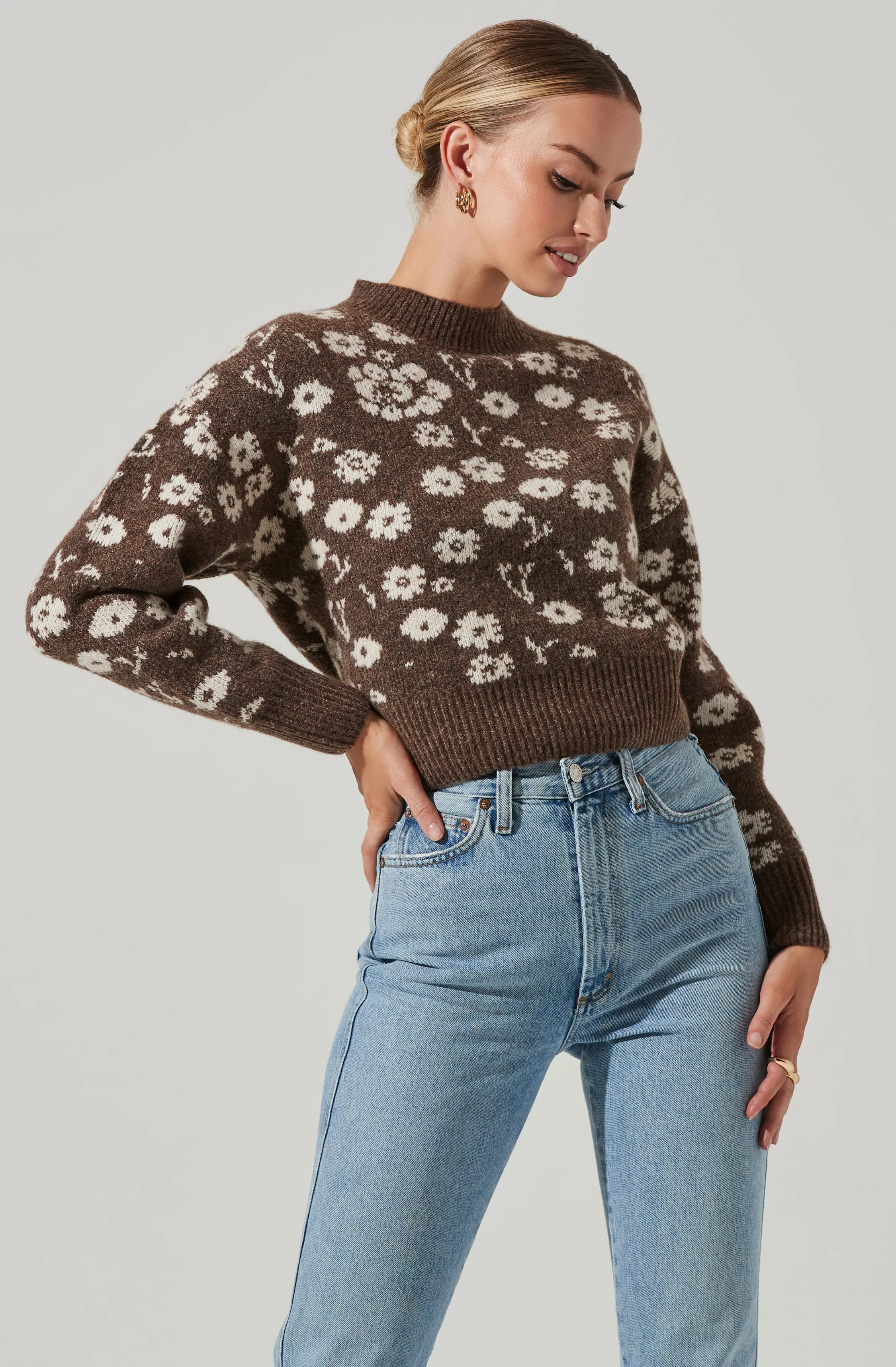 Saira Floral Sweater sold by Astr product image thumbnail 4