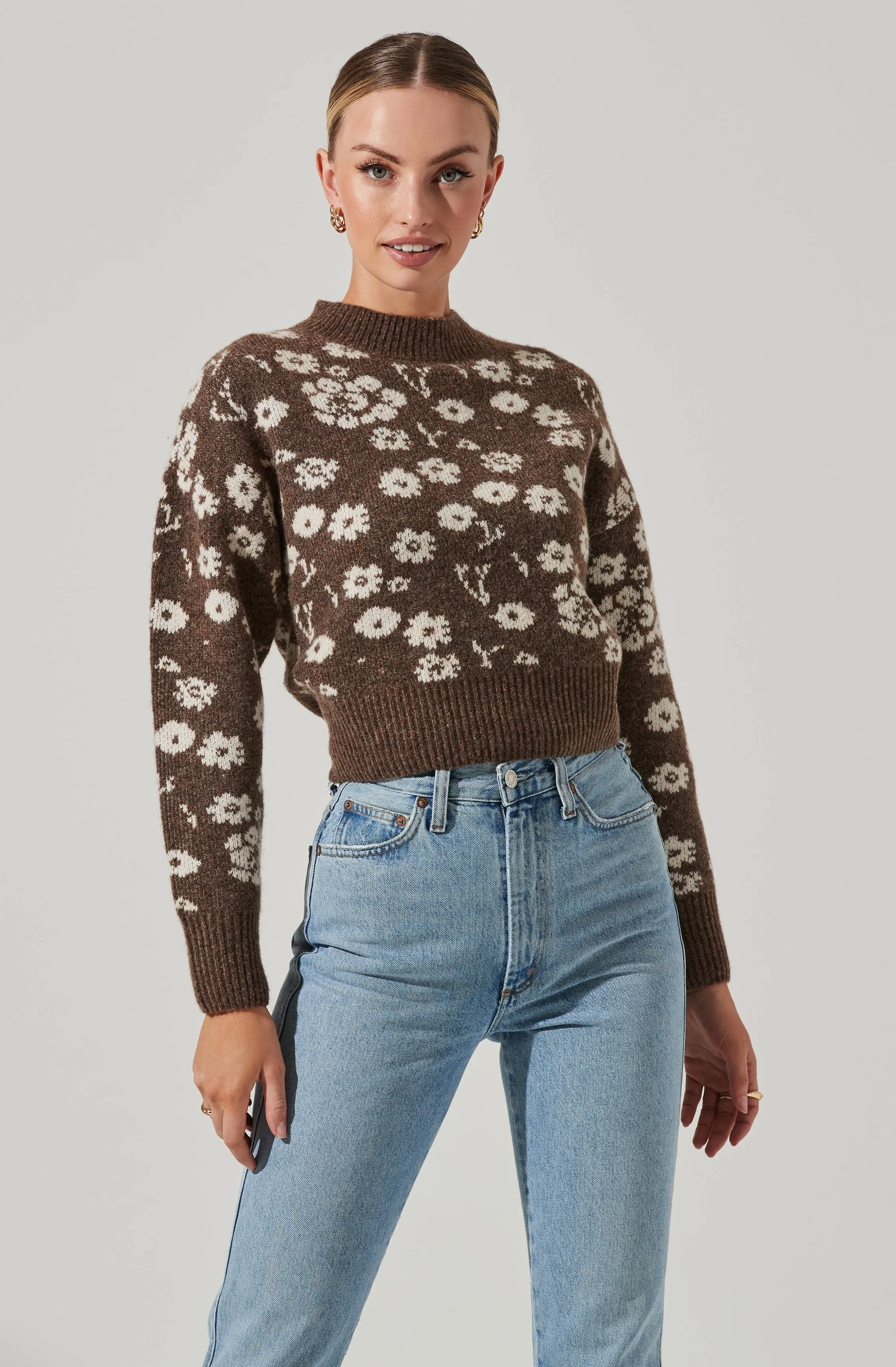 Saira Floral Sweater sold by Astr product image thumbnail 3