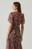 Mirella Floral Midi Dress sold by Astr