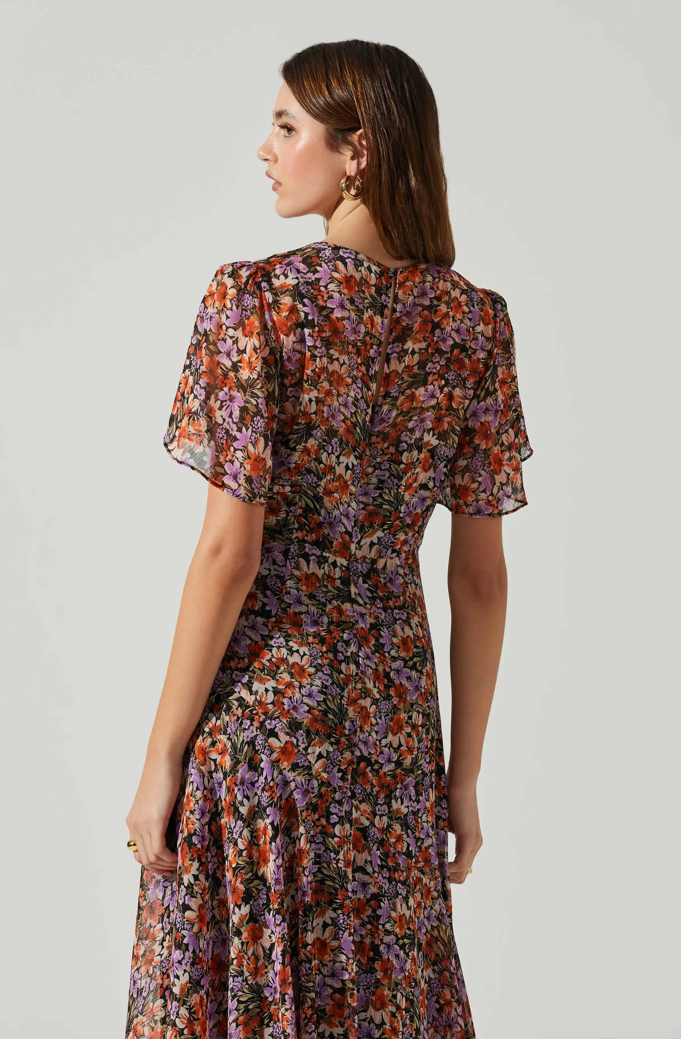 Mirella Floral Midi Dress sold by Astr product image thumbnail 5
