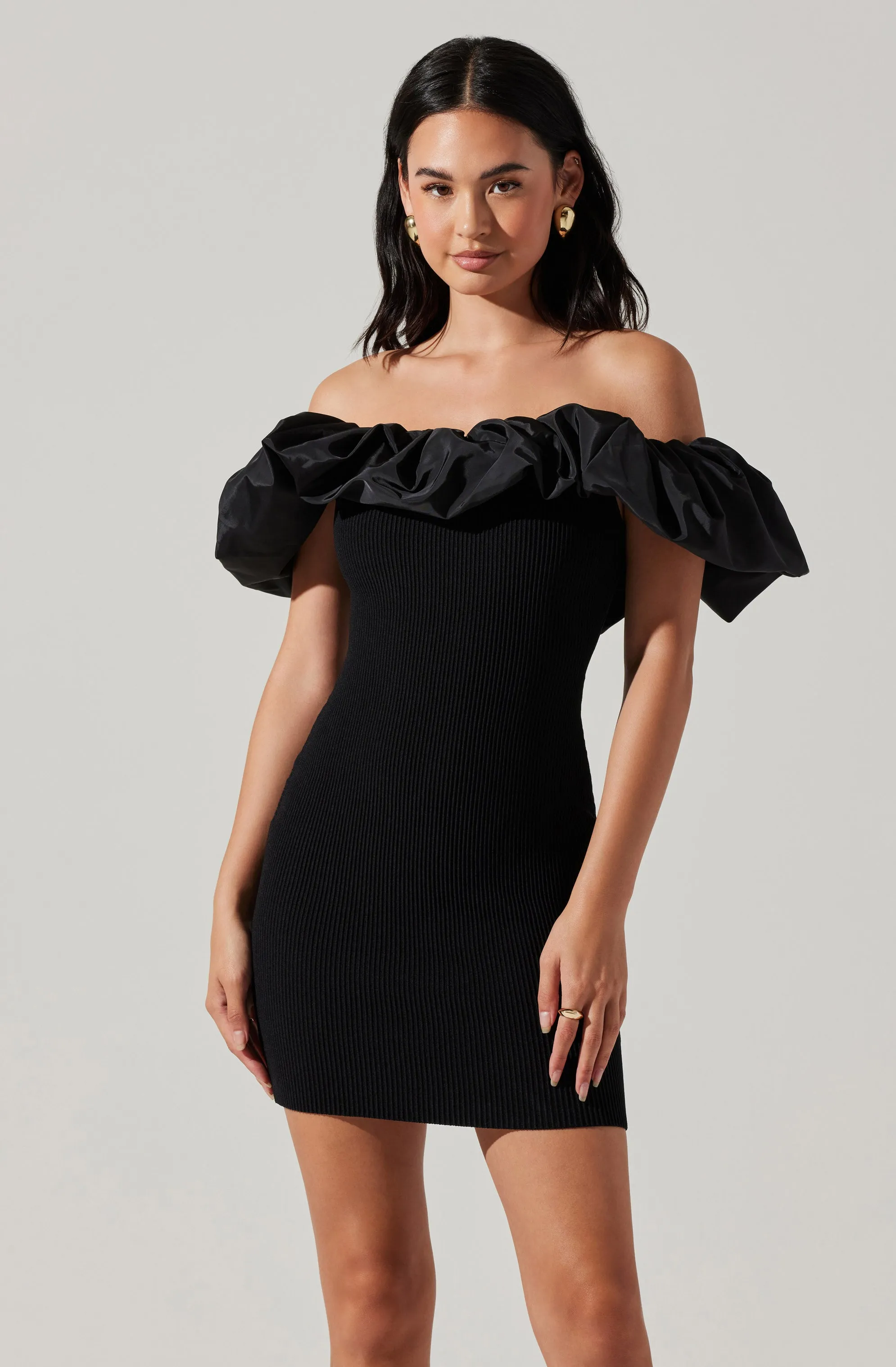 Cherie Off The Shoulder Mini Dress sold by Astr product image thumbnail 2