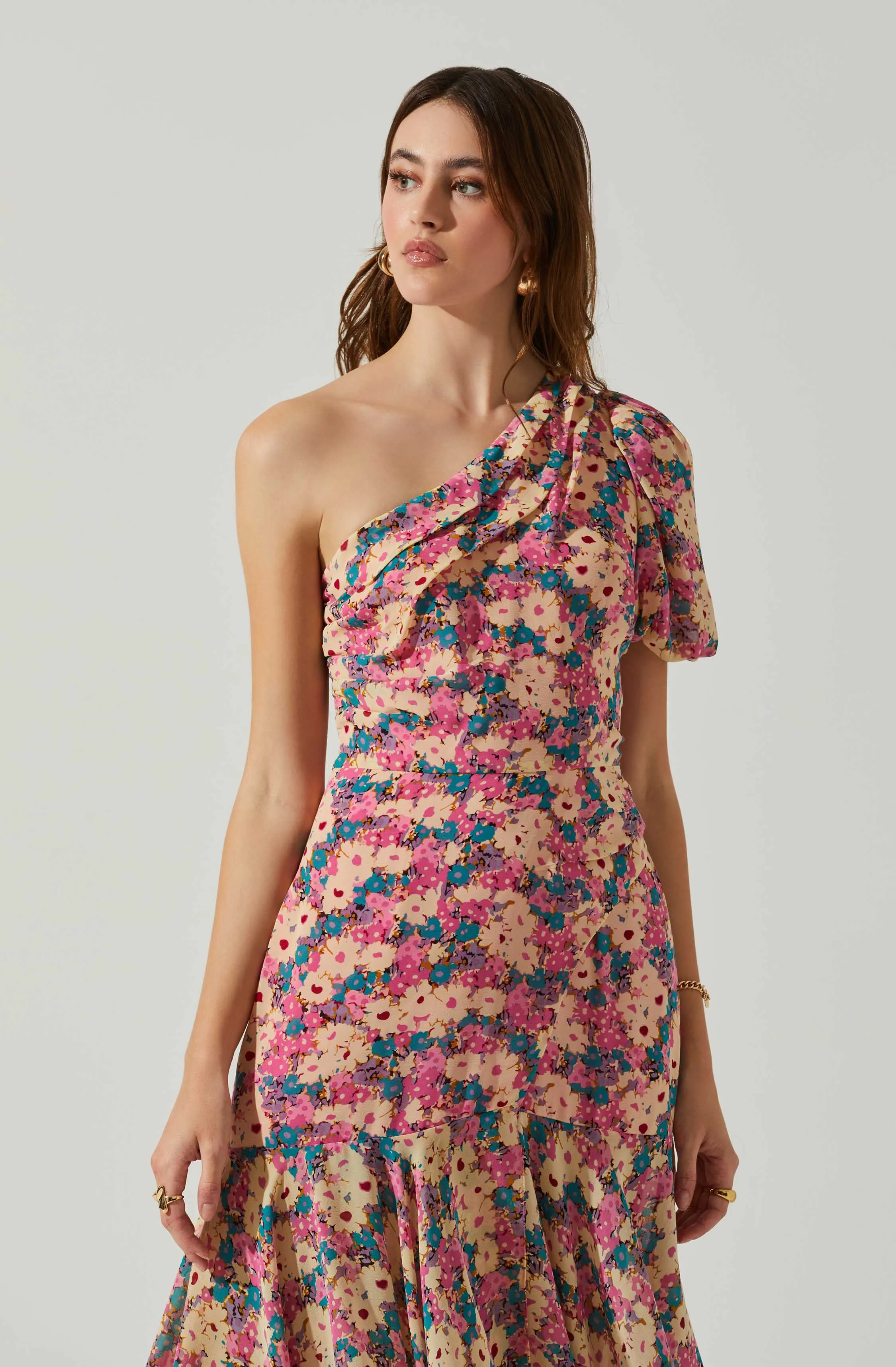 Santorini One Shoulder Midi Dress sold by Astr product image thumbnail 2