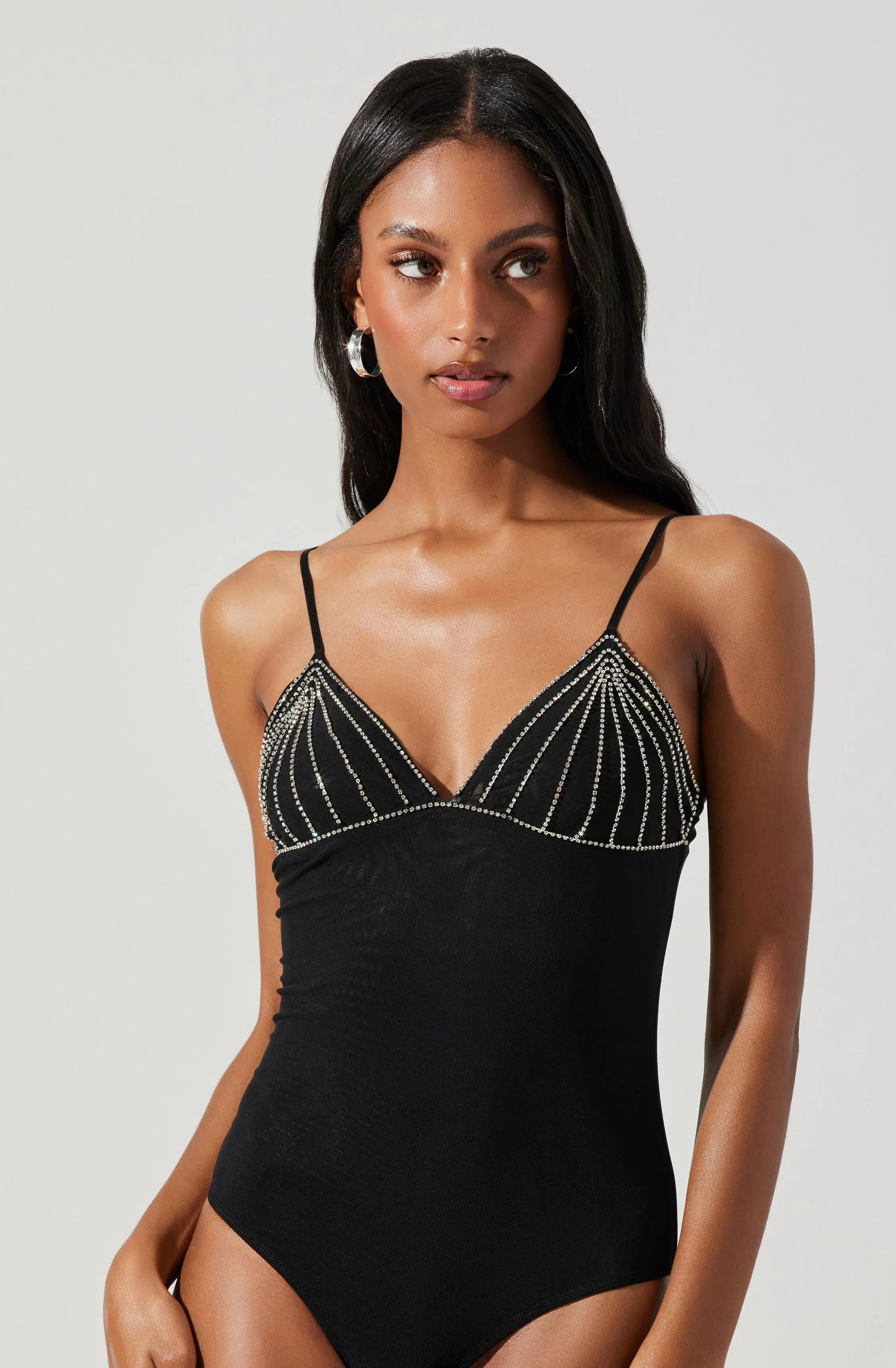 Maggie Embellished Bodysuit sold by Astr product image thumbnail 3