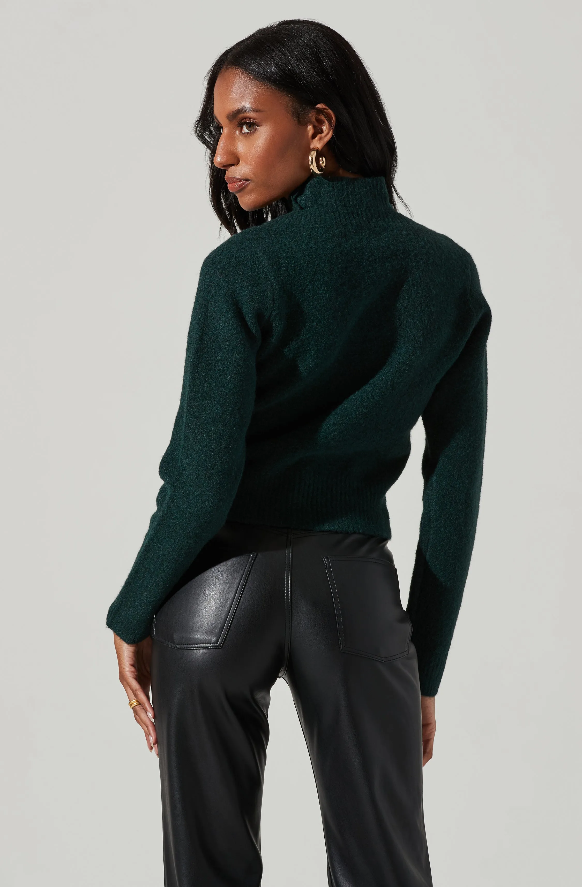 Marion Mock Neck Cutout Sweater sold by Astr product image thumbnail 5