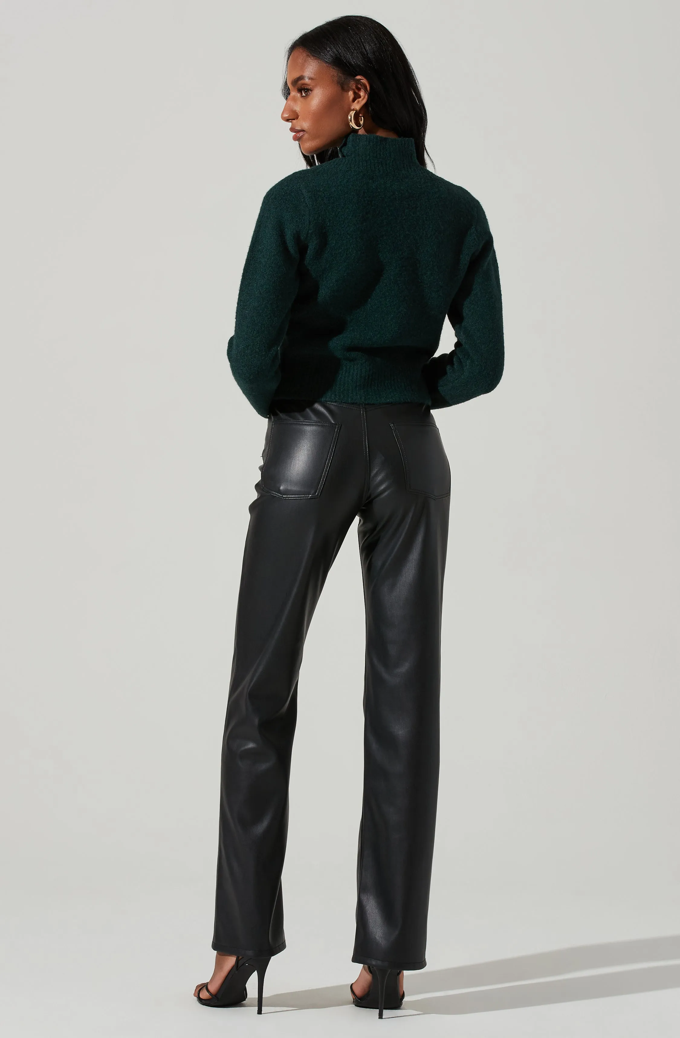 Marion Mock Neck Cutout Sweater sold by Astr product image thumbnail 4