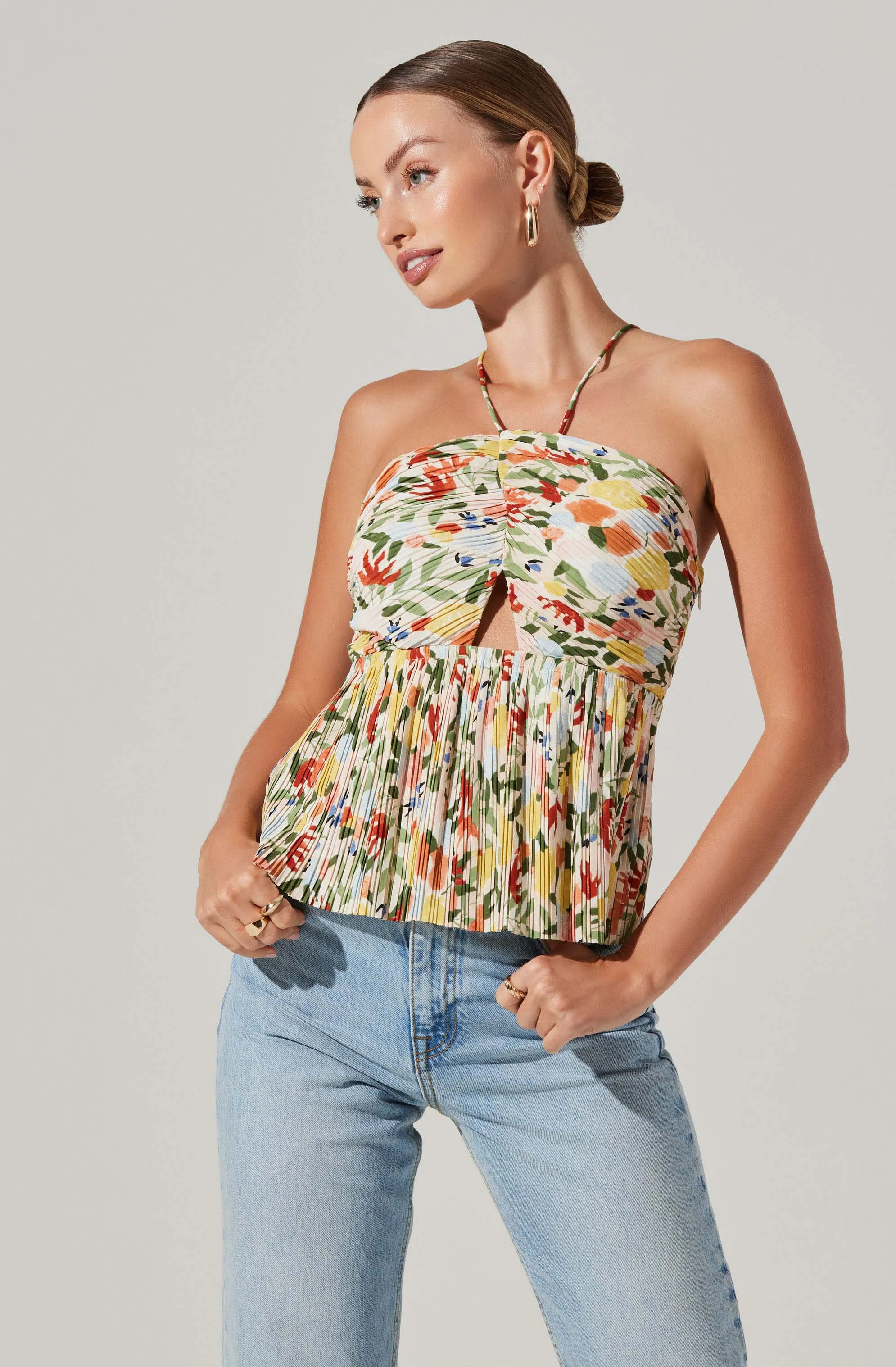 Tamaryn Halter Tie Neck Top sold by Astr product image thumbnail 3