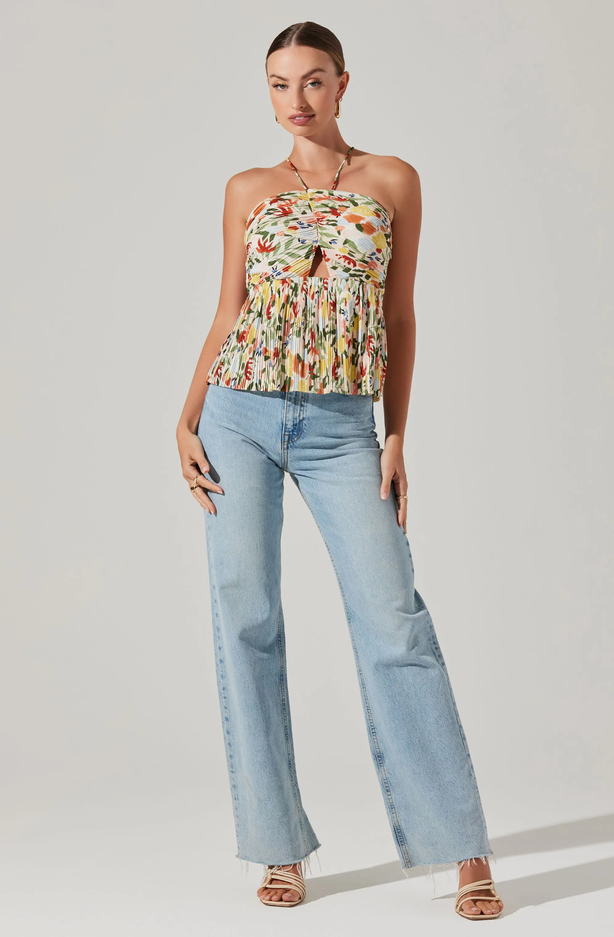 Tamaryn Halter Tie Neck Top sold by Astr product image thumbnail 2