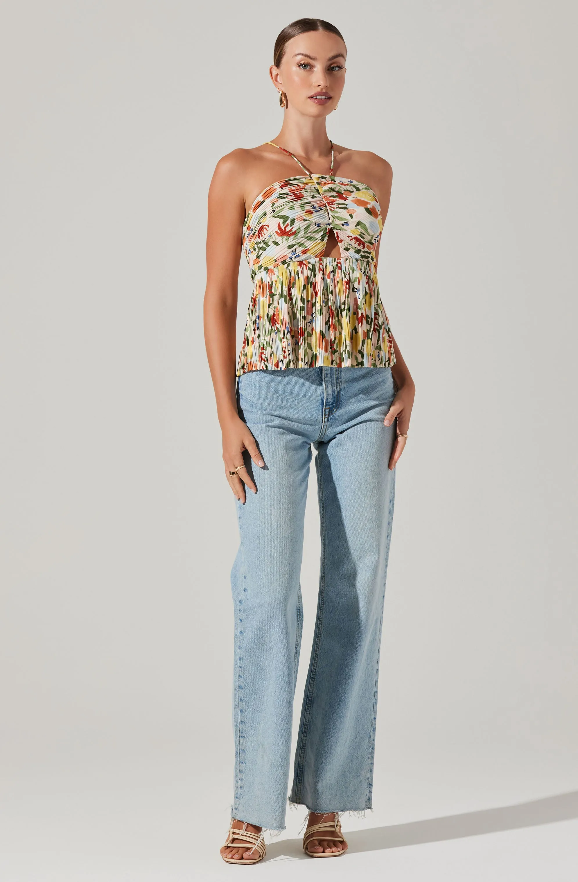 Tamaryn Halter Tie Neck Top sold by Astr product image thumbnail 5