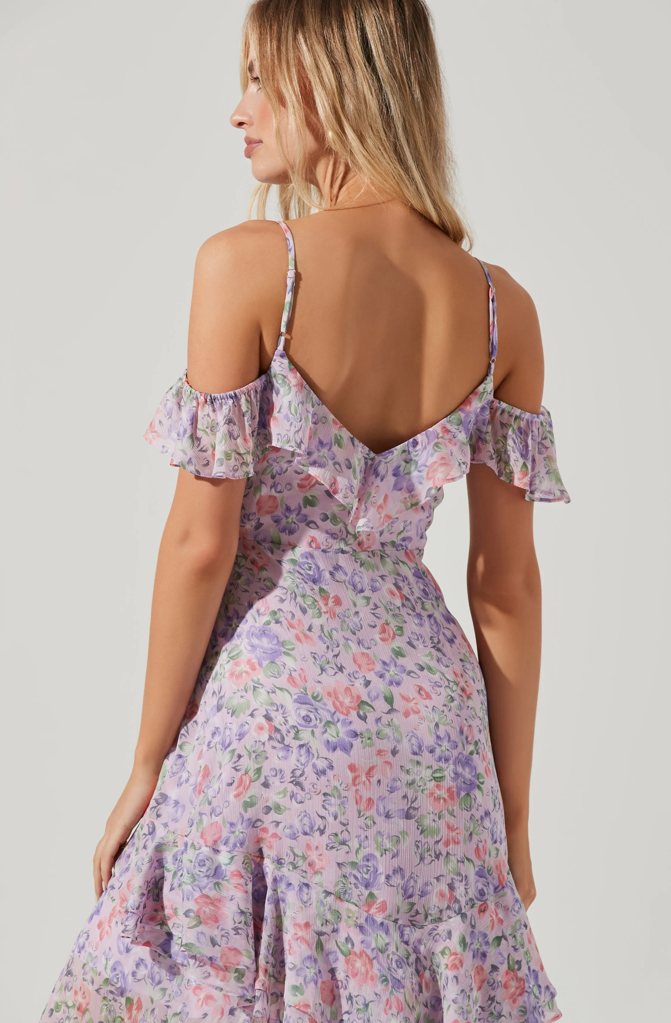 Pemberley Floral High Low Dress sold by Astr product image thumbnail 5