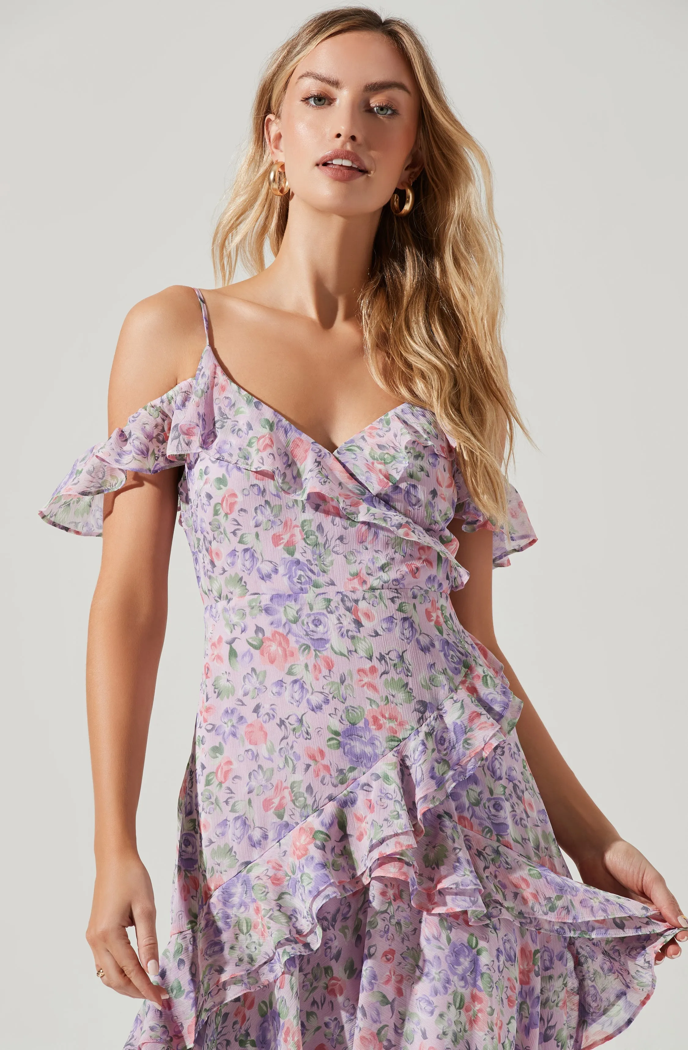 Pemberley Floral High Low Dress sold by Astr product image thumbnail 2