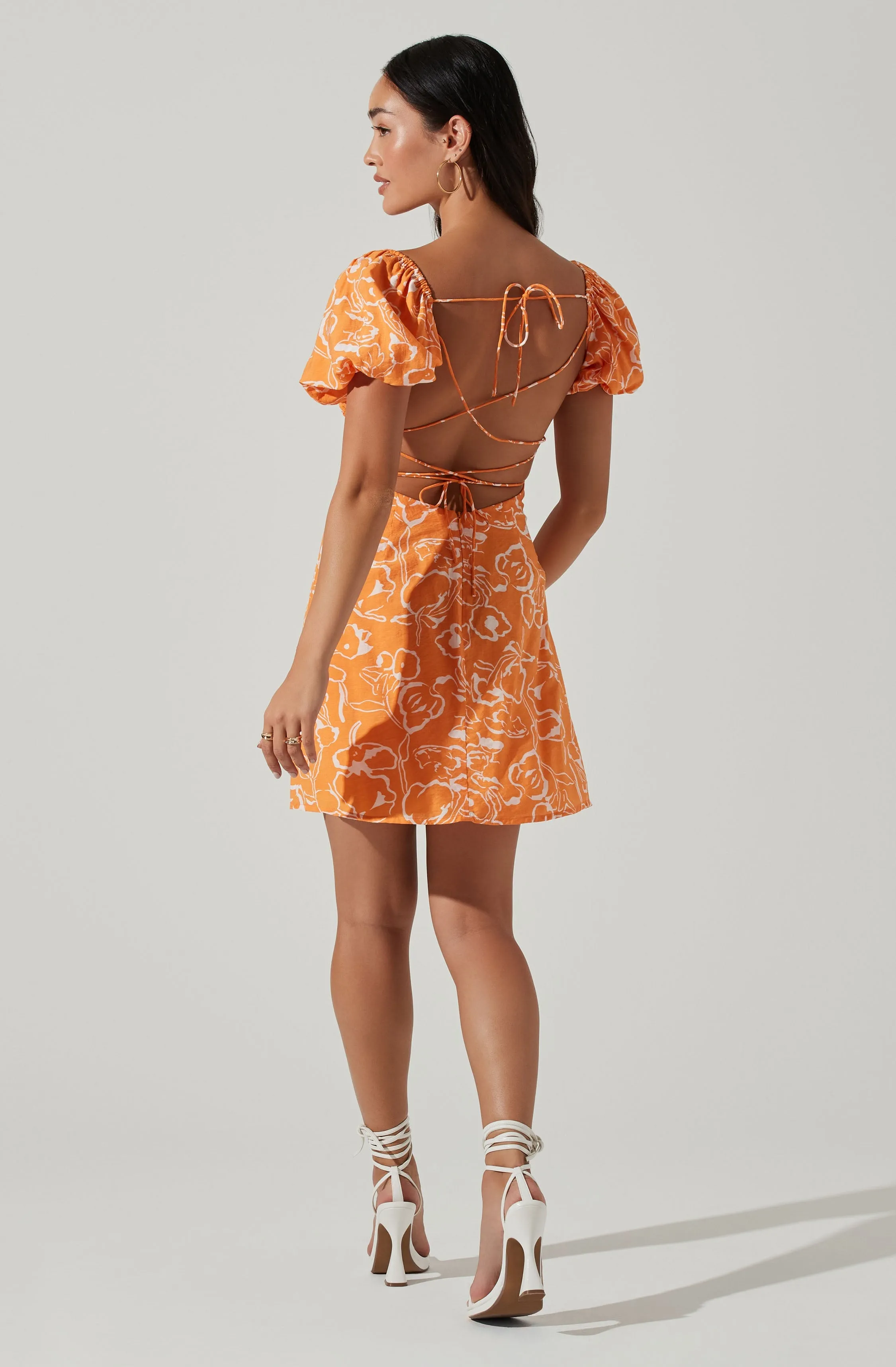 Esilda Sweetheart Neckline Mini Dress sold by Astr product image thumbnail 4