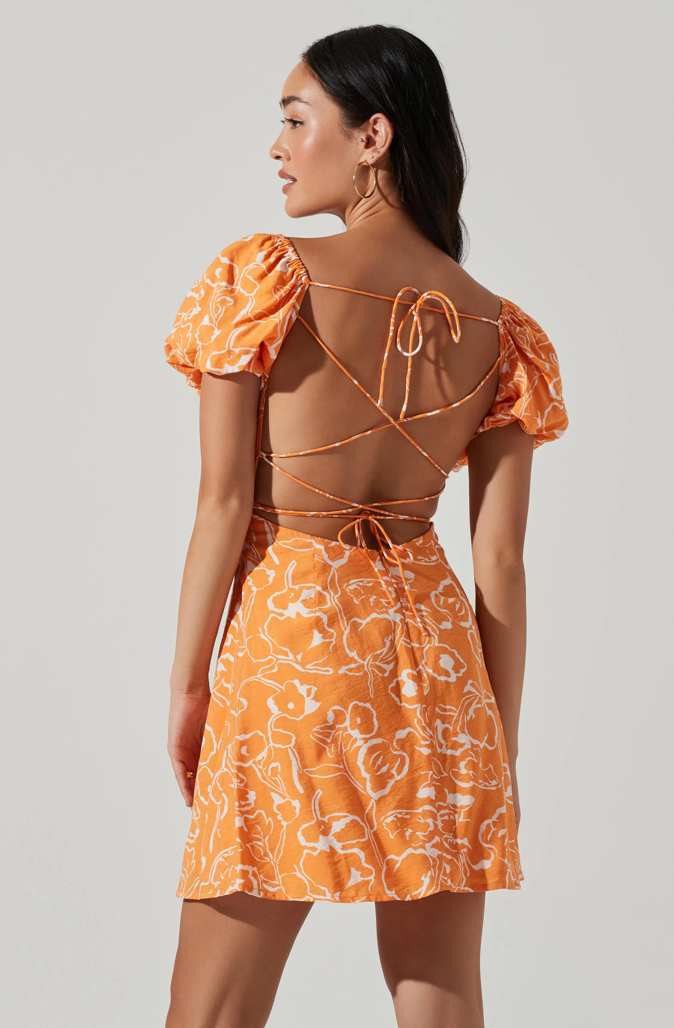 Esilda Sweetheart Neckline Mini Dress sold by Astr product image thumbnail 3