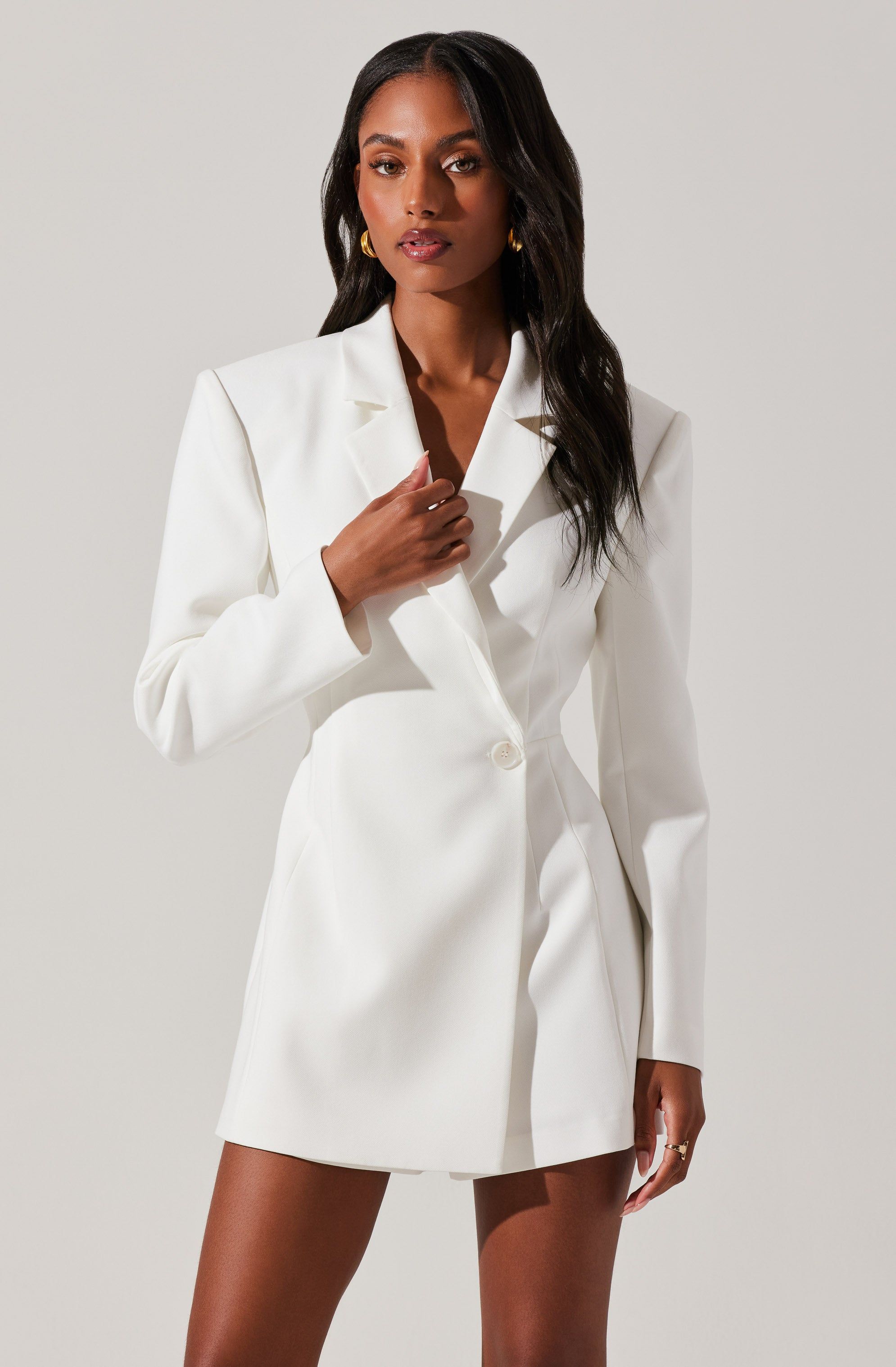 Callista Fitted Blazer Romper sold by Astr product image thumbnail 2