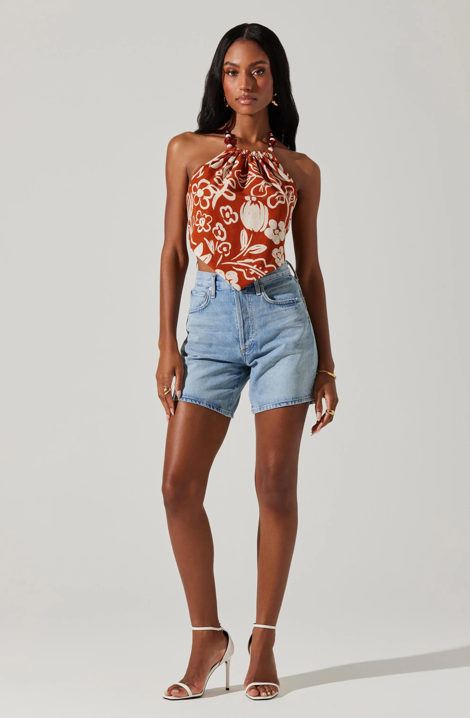 Domenica Handkerchief Floral Top sold by Astr product image thumbnail 5