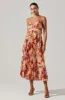 Blythe Floral Plisse Midi Dress sold by Astr
