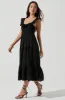 Cottage Eyelet Ruffle Midi Dress sold by Astr