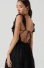 Cottage Eyelet Ruffle Midi Dress sold by Astr