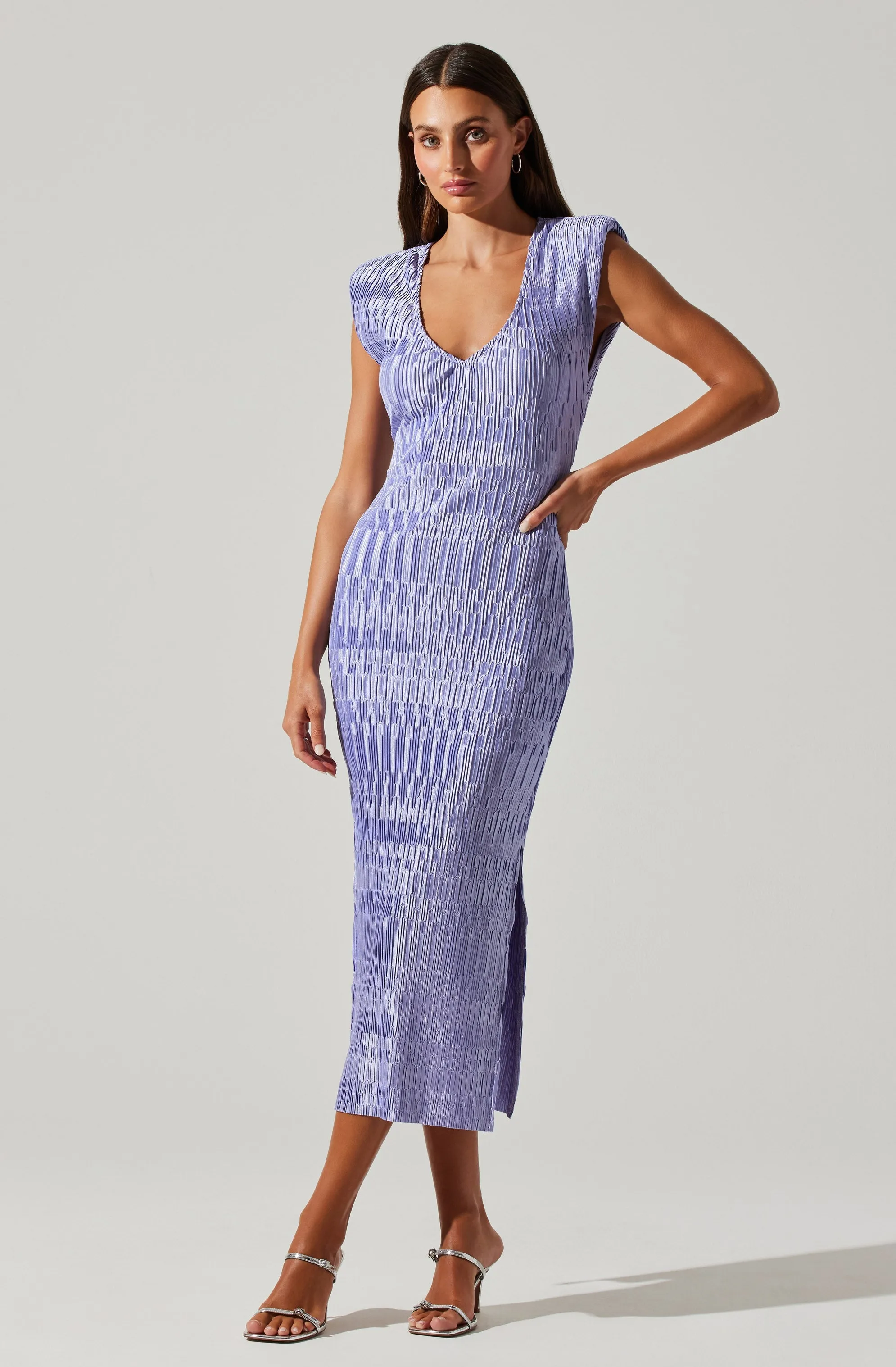 Nyah Plisse Bodycon Dress sold by Astr product image thumbnail 3