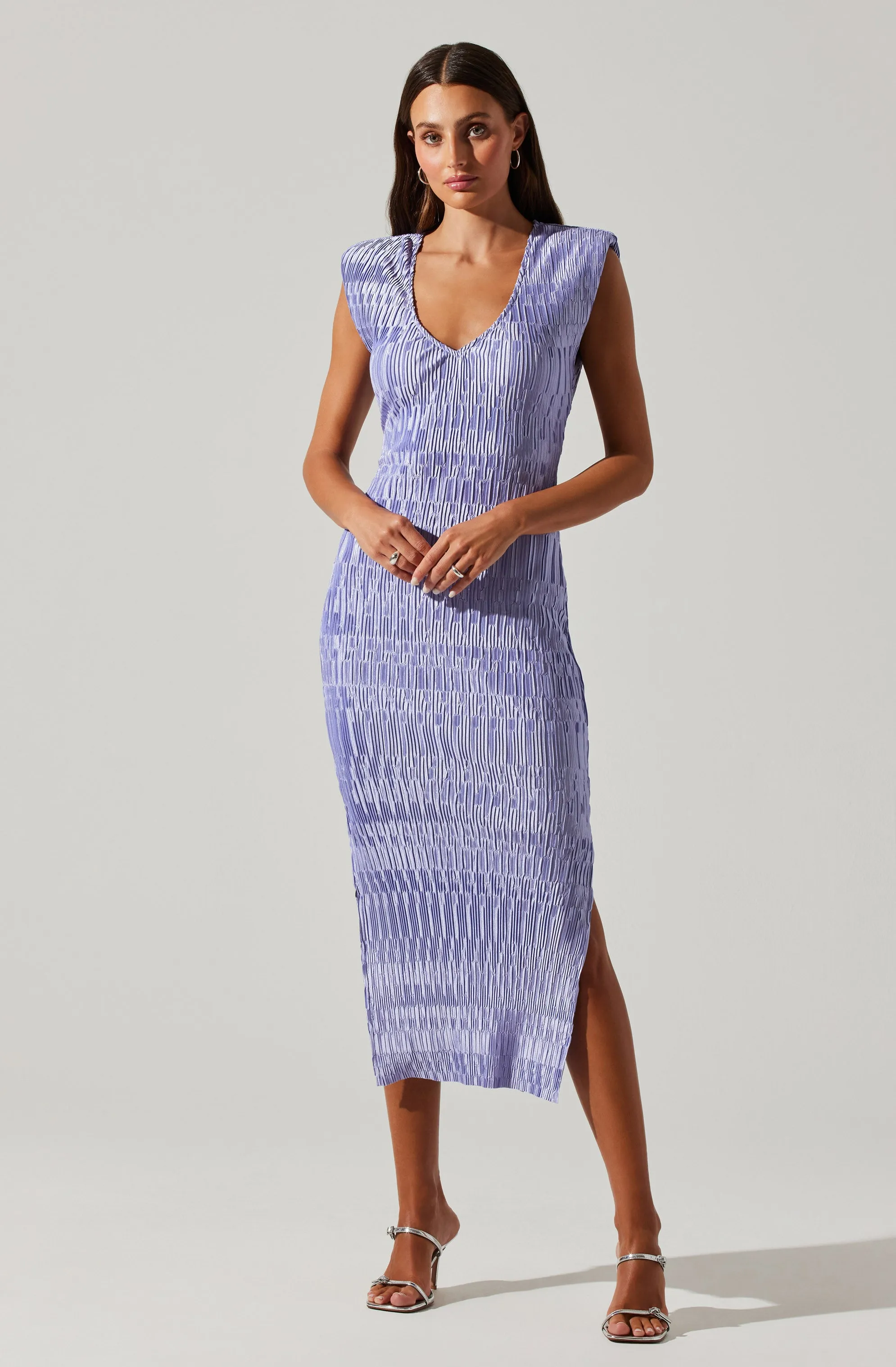 Nyah Plisse Bodycon Dress sold by Astr