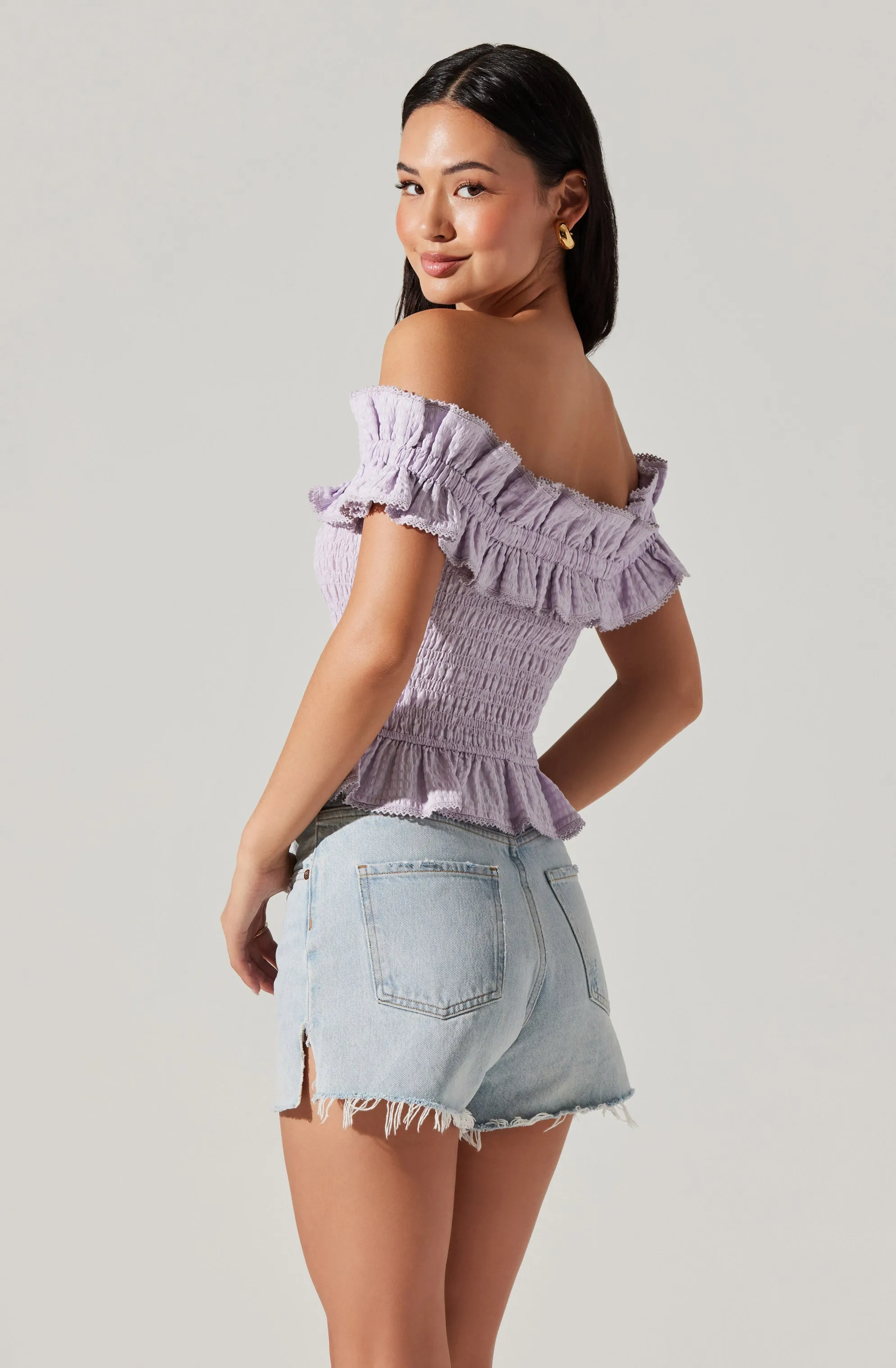 Foufette Smocked Top sold by Astr product image thumbnail 5