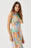 High Neck Open Back Midi Dress sold by Astr