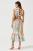 High Neck Open Back Midi Dress sold by Astr