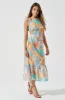 High Neck Open Back Midi Dress sold by Astr