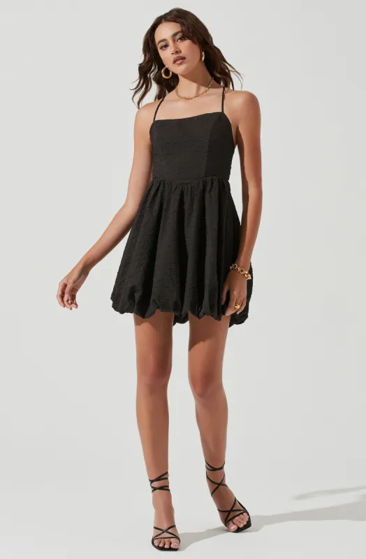 Anette Bubble Hem Mini Dress sold by Astr